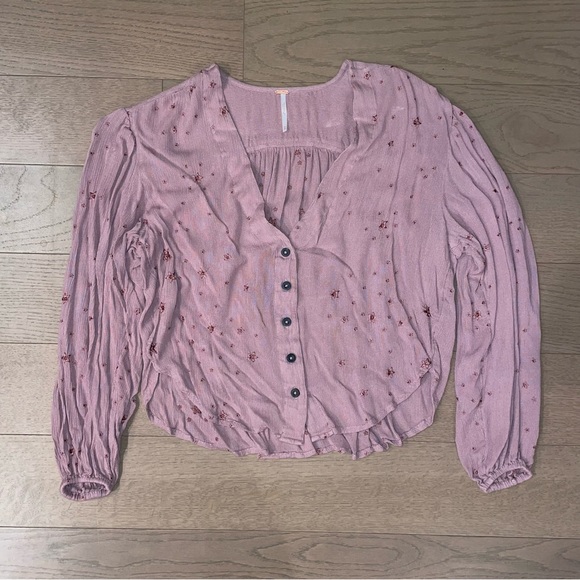 Free People Kelsey Star Blouse - Picture 2 of 9